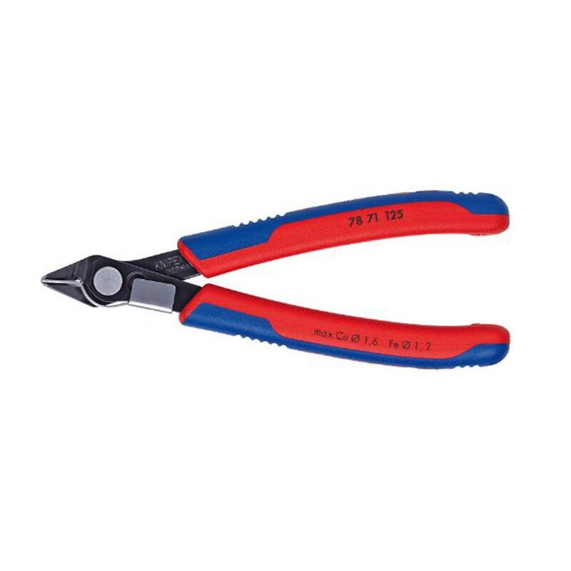 KNIPEX 5 pulgadas. Alicate cortante de electrónica con mango ergonómico - 78 71 125