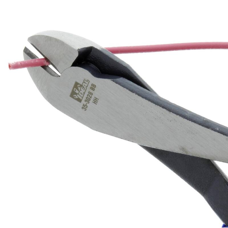 Pinza de corte diagonal con agarre inteligente de 8 pulgadas IDEAL - 35-3028