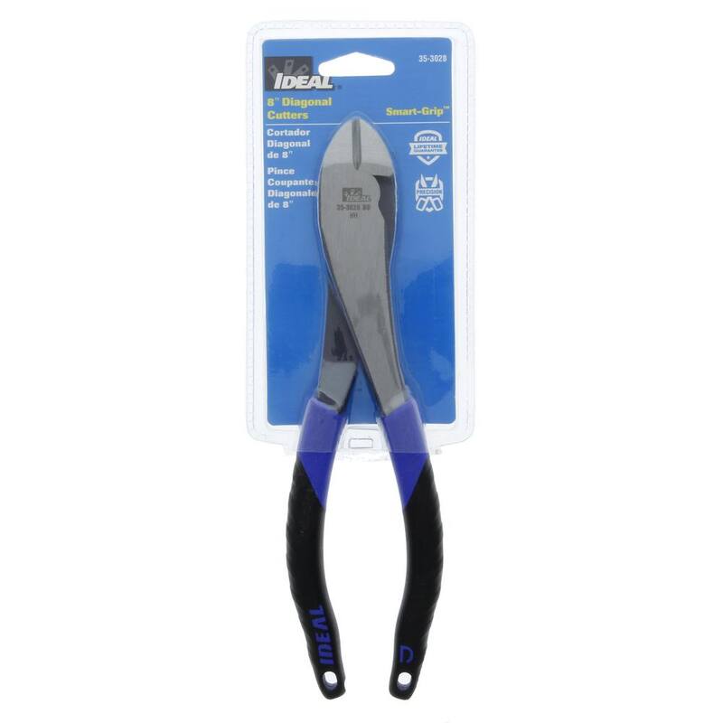 Pinza de corte diagonal con agarre inteligente de 8 pulgadas IDEAL - 35-3028