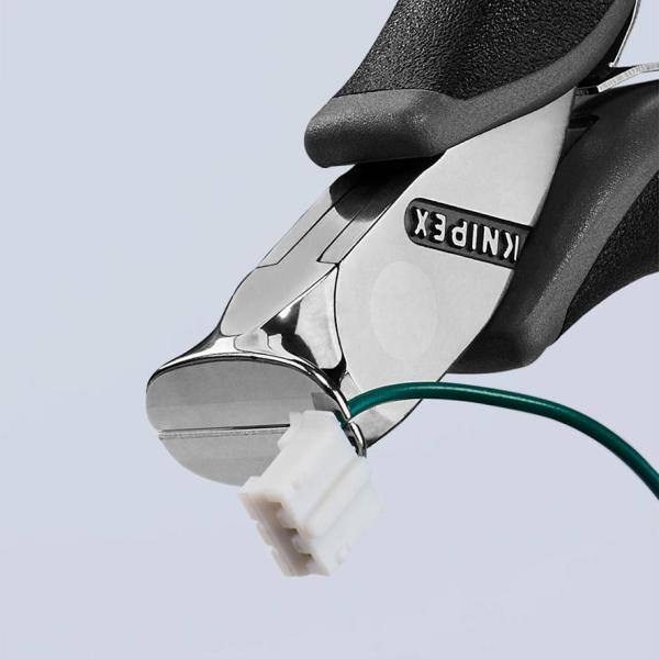 Pinzas cortadoras para electrónica KNIPEX de 4-1/2 pulgadas con mangos ESD - 64 02 115 ESD
