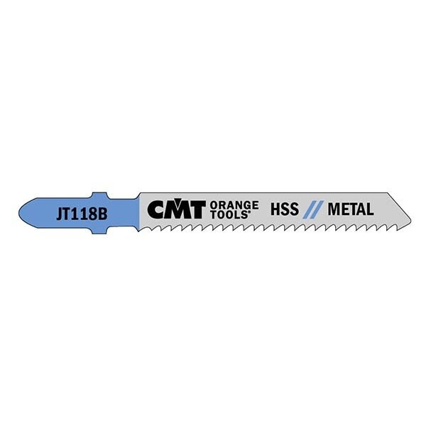 Cmt Orange Tools JIG SAW BLADES METAL/FINE STRAIGHT, 5 Pack, 5PK - JT118B-5