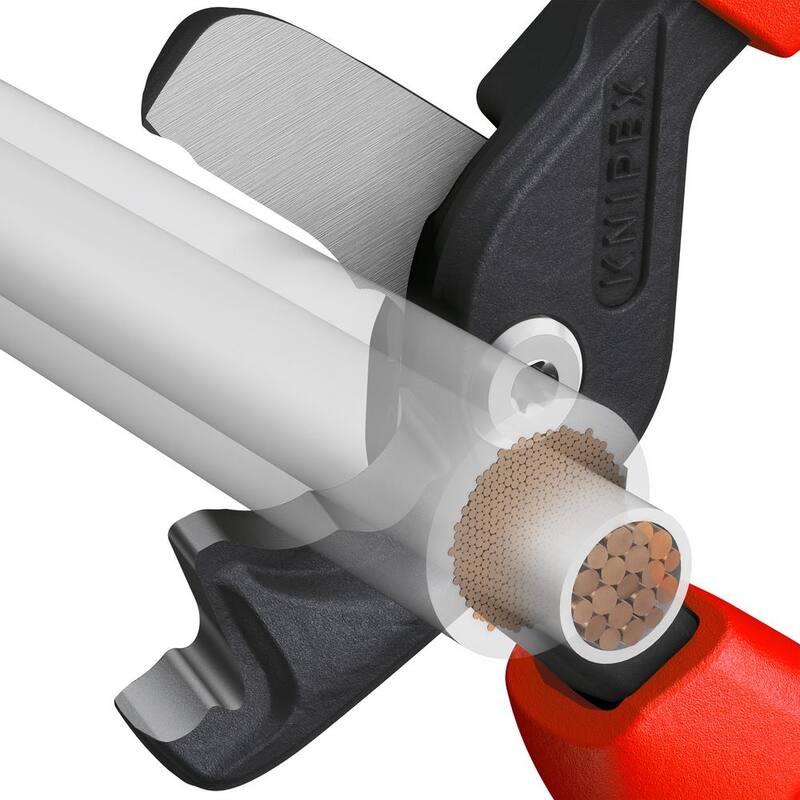 KNIPEX StepCut XL 9 pulgadas Pinzas de corte Tijeras para cables - 95 12 225