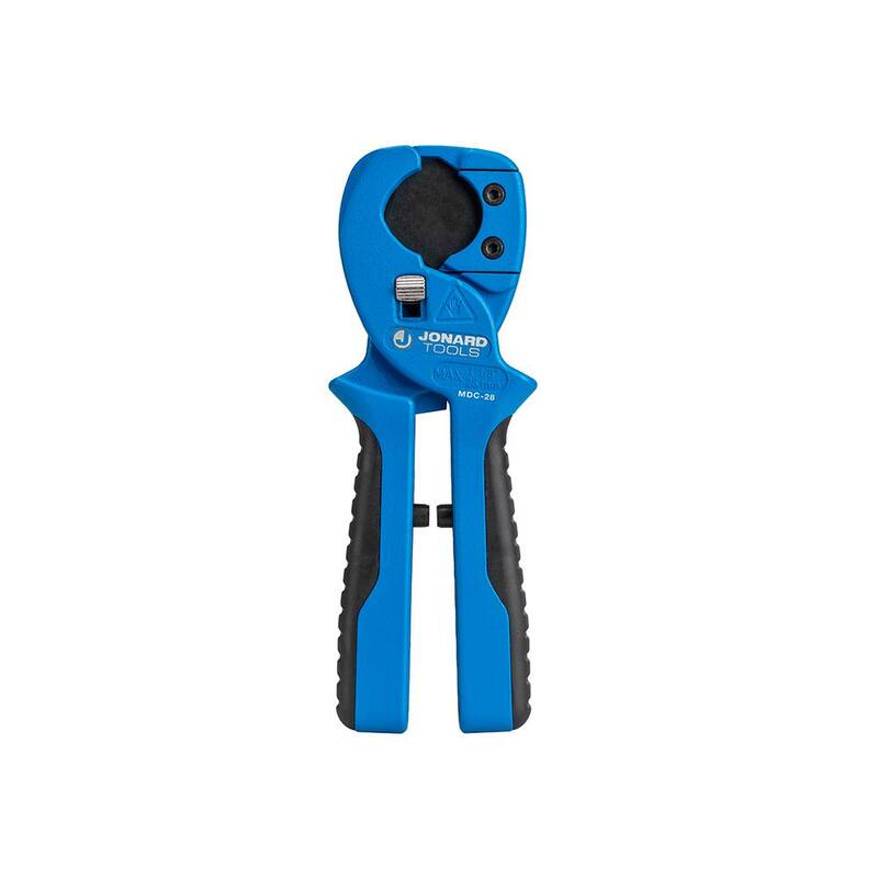 Cortador de tubos y conductos de PVC Jonard Micro Duct de hasta 1.1 pulgadas de diámetro - MDC-28
