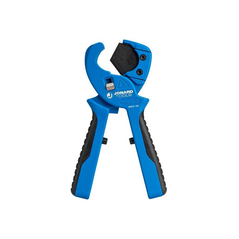 Cortador de tubos y conductos de PVC Jonard Micro Duct de hasta 1.1 pulgadas de diámetro - MDC-28