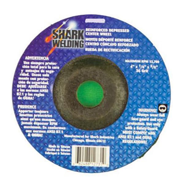 Rueda de centro deprimido Shark Industries, 5", paquete de 25 - SRK12737