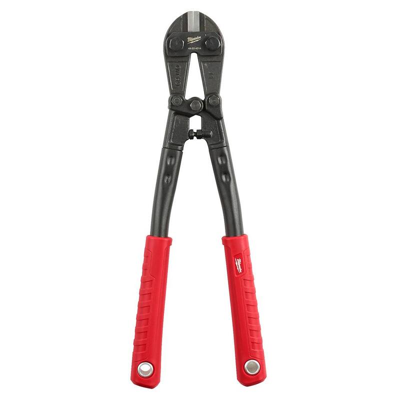 Cortador de pernos Milwaukee de 14 pulgadas con capacidad máxima de corte de 5/16 pulgadas - 48-22-4014