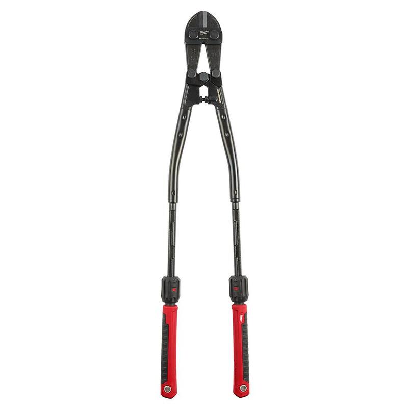 Milwaukee 24 pulgadas. Cortador de pernos adaptable con mangos extensibles POWERMOVE y capacidad de corte máximo de 7/16 pulgadas - 48-22-4124