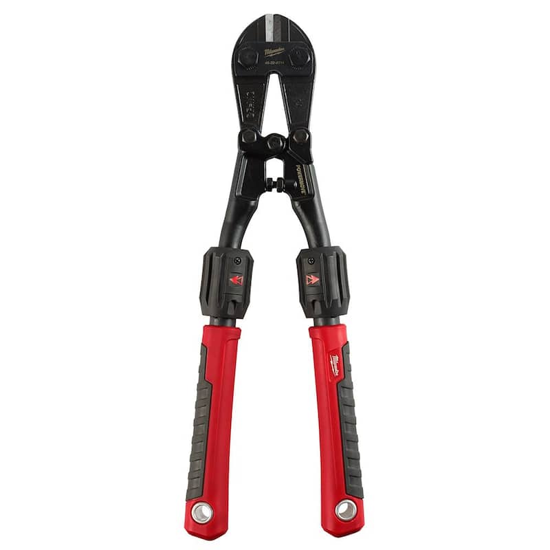 Cortador de pernos adaptable Milwaukee de 14 pulgadas con mangos extensibles POWERMOVE y capacidad máxima de corte de 5/16 de pulgada - 48-22-4114.