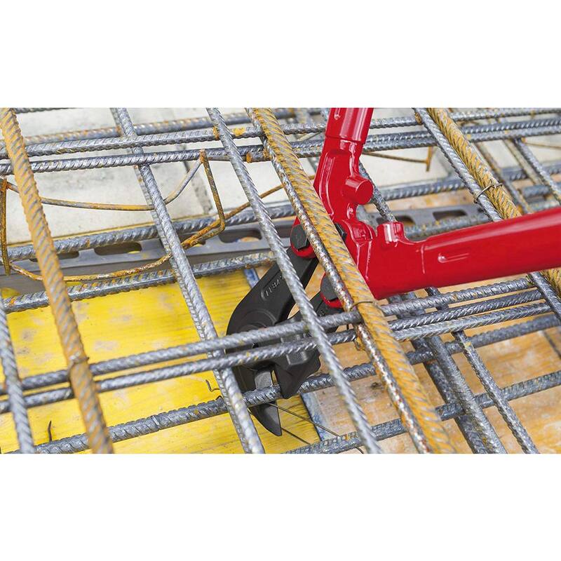 KNIPEX Cortador de malla de concreto de 38 pulgadas con mango ergonómico de varios componentes, acero forjado de 48 HRC - 71 82 950