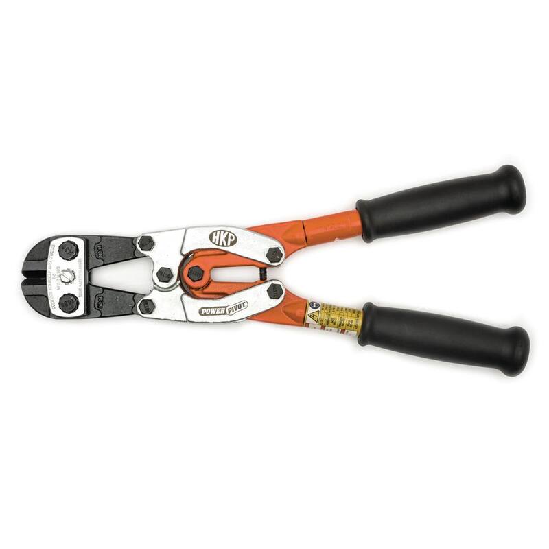 Cortadora de pernos de acción compuesta doble Crescent H.K. Porter de 14 in. con PowerPivot y capacidad máxima de corte de 5/16 in. - 1490MCP