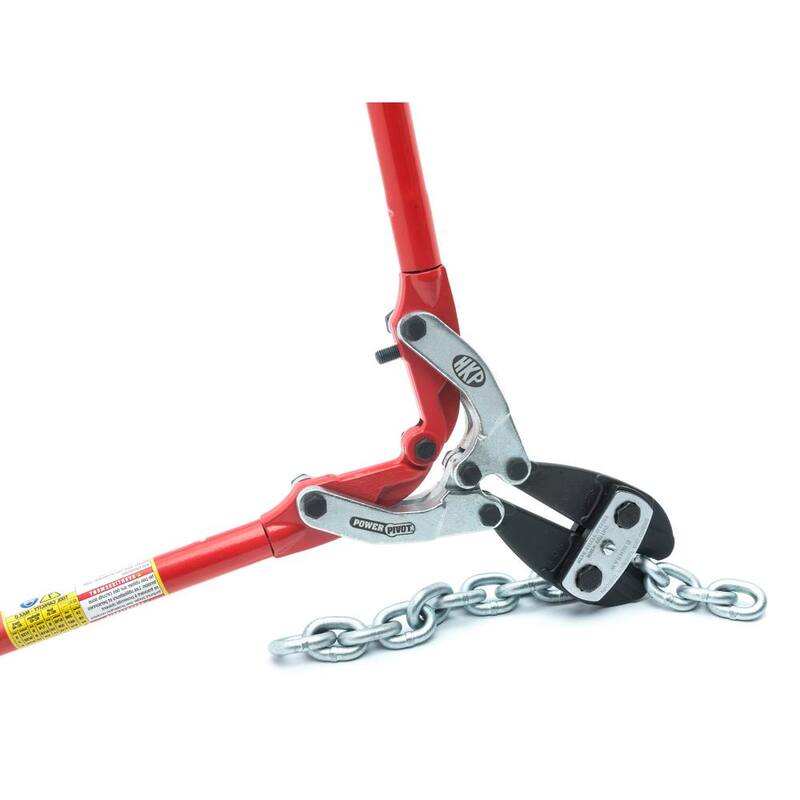 Cortadora de pernos de acción compuesta doble Crescent H.K. Porter de 14 in. con PowerPivot y capacidad máxima de corte de 5/16 in. - 1490MCP
