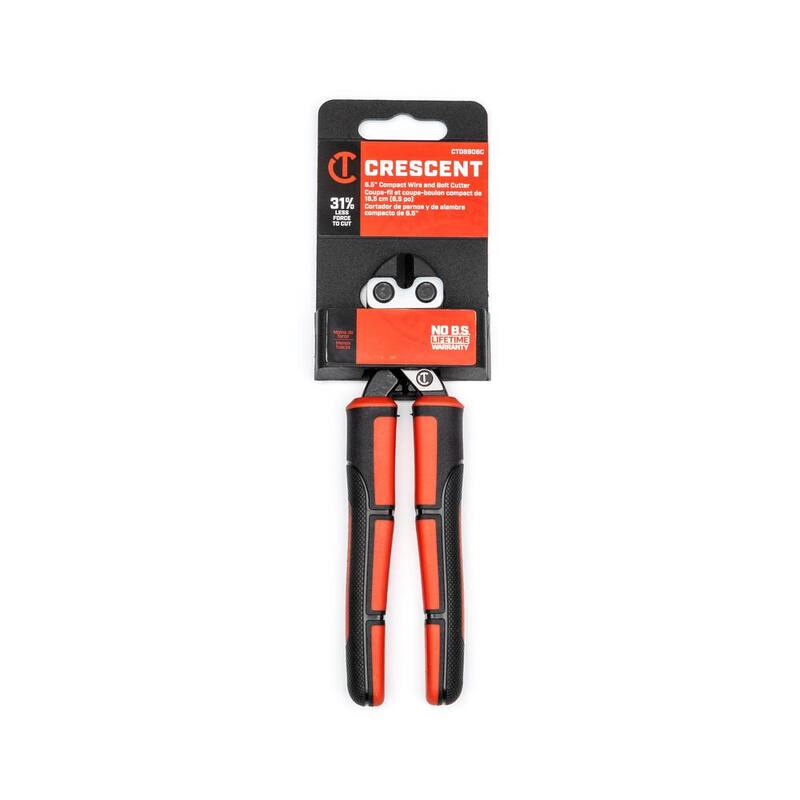 Cortadora de alambre y pernos compacta Crescent de 6.5 pulgadas - CT0690BC