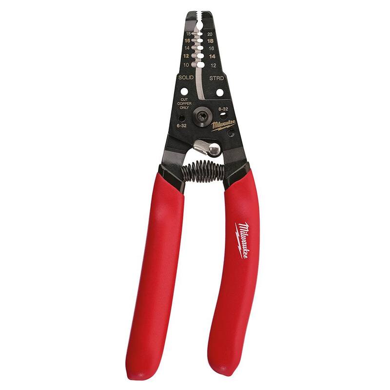 Cortador de pernos Milwaukee de 18 pulgadas con capacidad máxima de corte de 3/8 de pulgada y pelacables de 7 pulgadas - 48-22-4018-48-22-6109