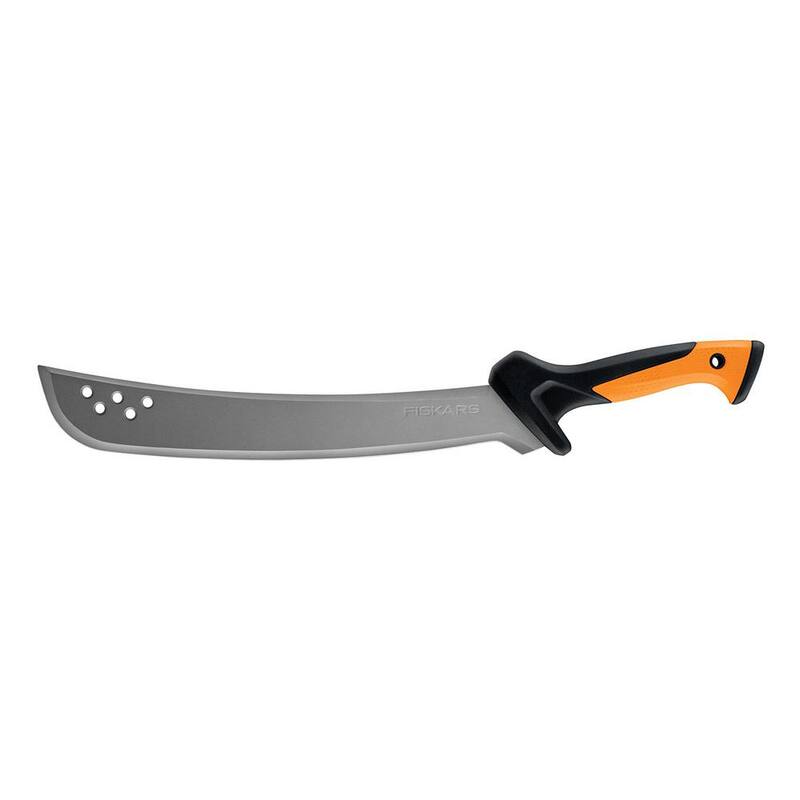 Cuchillo de machete desmalezador con hoja de acero de 15 pulgadas y funda - para cortar maleza, jardinería, paisajismo y bushcraft - 385091-1009