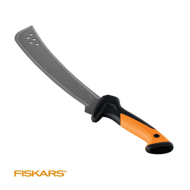 Cuchillo de machete desmalezador con hoja de acero de 15 pulgadas y funda - para cortar maleza, jardinería, paisajismo y bushcraft - 385091-1009