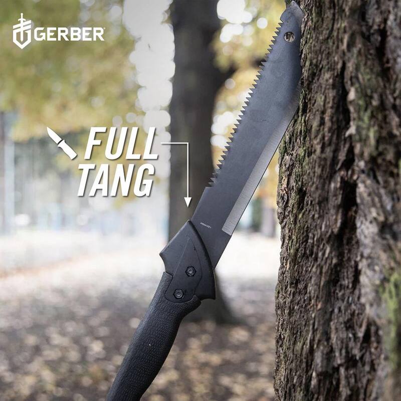 Machete Gerber Gator Jr con hoja de 10.75 pulgadas (incluye funda) - 31-003494N