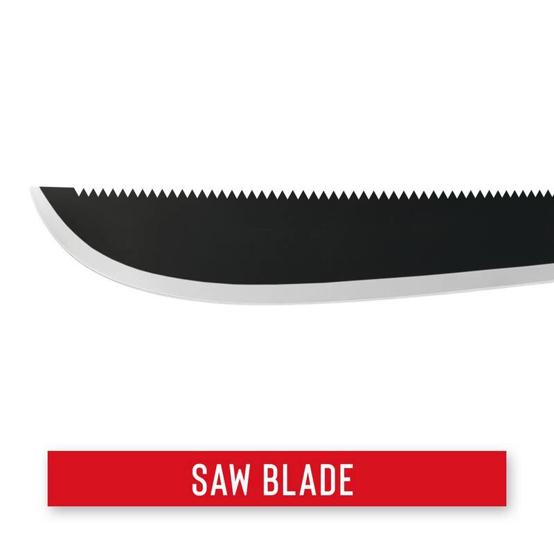 Machete de acero inoxidable Full-Tang de 14 pulgadas Coast F1400 con funda de nylon - 21629