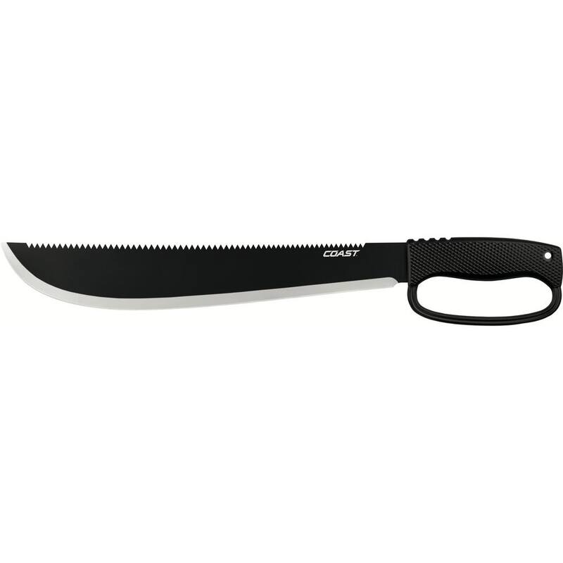 Machete de acero inoxidable Full-Tang de 14 pulgadas Coast F1400 con funda de nylon - 21629