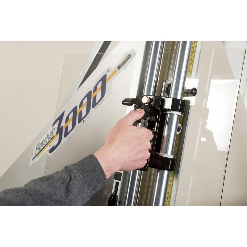 Sin marca El cortador de múltiples materiales montado en la pared Fletcher 3000 es un cortador de vidrio y cortará acrílico de hasta 1/4 de pulgada de grosor - 04-712