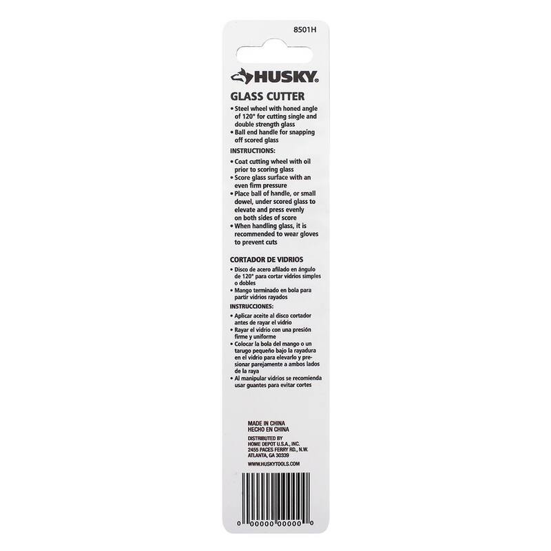 Cortador de vidrio Husky de 5 pulgadas - 8501H