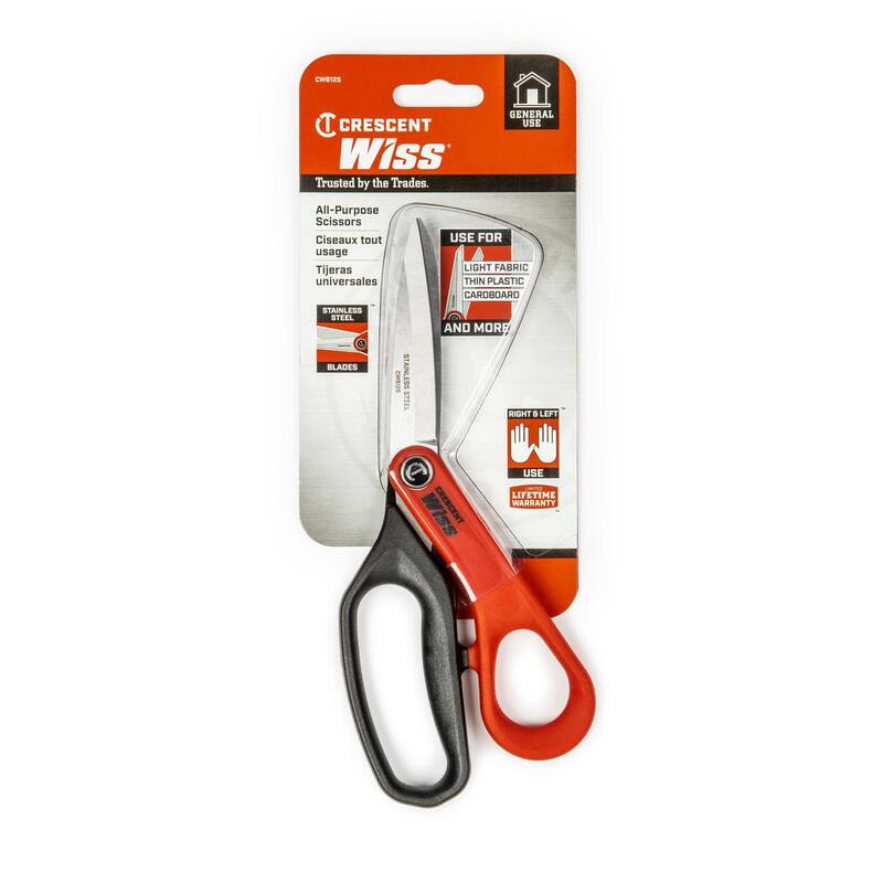 Tijeras multifunción de acero inoxidable Crescent Wiss de 8-1/2 pulgadas - CW812S