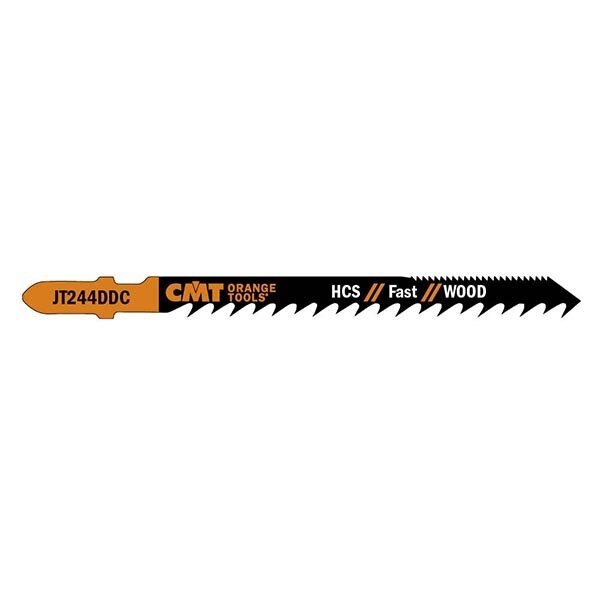 Cmt Orange Tools JIG SAW BLADES WOOD/COARSE CURVE DUO CUT, 5 Pack, 5PK - JT244DDC-5