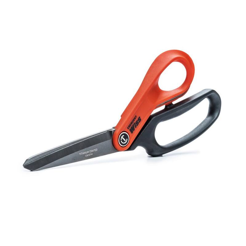 Tijeras para comerciantes pesadas de 10 pulgadas con recubrimiento de titanio marca Crescent Wiss - CW10TM