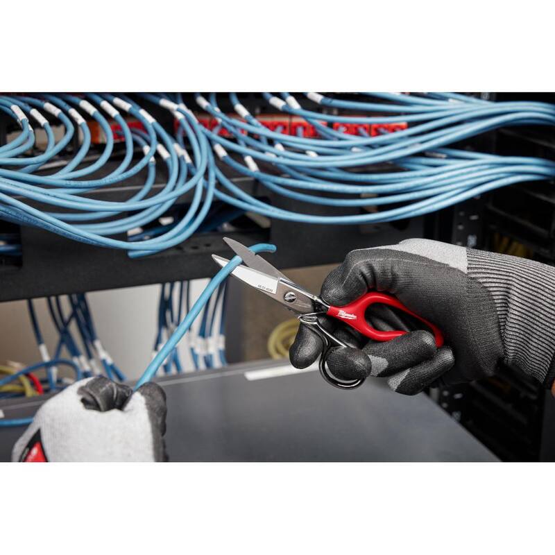 Tijeras de electricista Milwaukee con mango extendido - 48-22-4049
