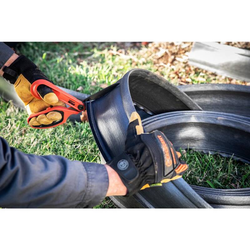 Tijeras para trabajadores zurdos Crescent Wiss de 10 pulgadas con recubrimiento de titanio y mango offset - CW10TL