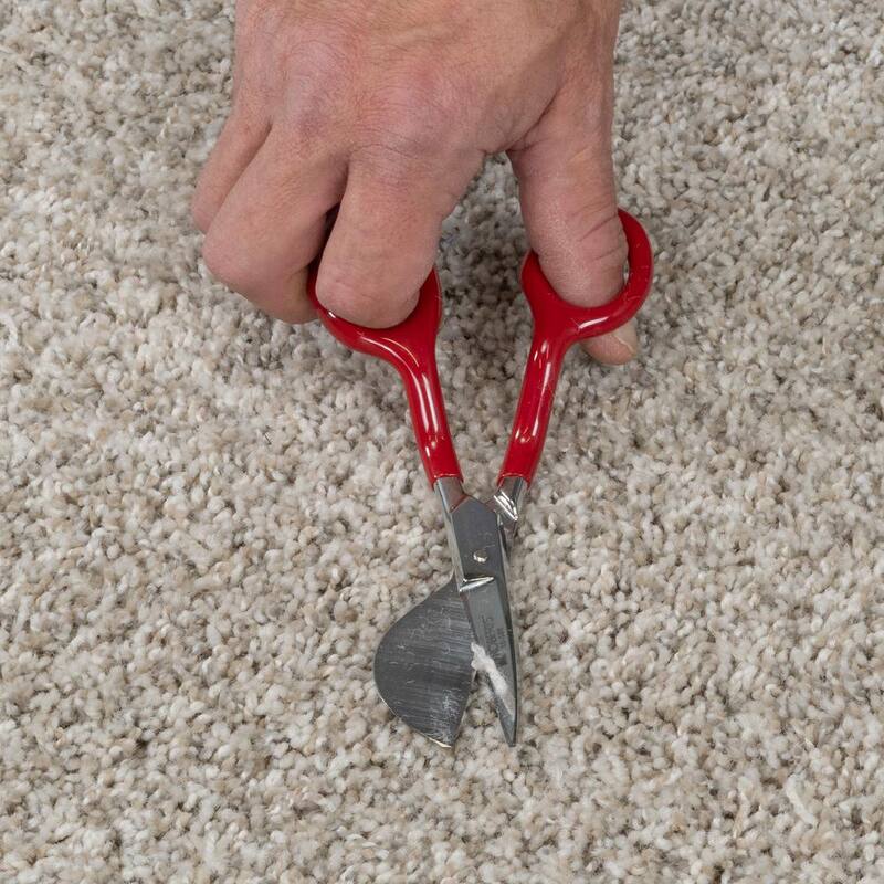 ROBERTS 7 pulgadas. Tijeras de siesta de alfombras, pico de pato, acero de alto carbono - 10-586-3