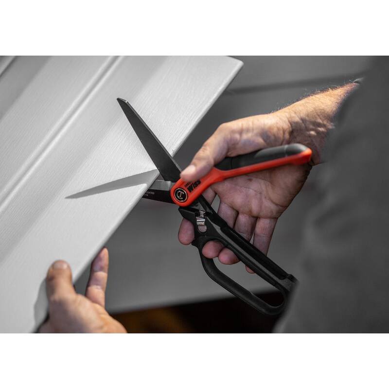 Tijeras Crescent Wiss de 11 pulgadas para trabajadores de oficios pesados con recubrimiento de titanio de un solo anillo - CW11TM
