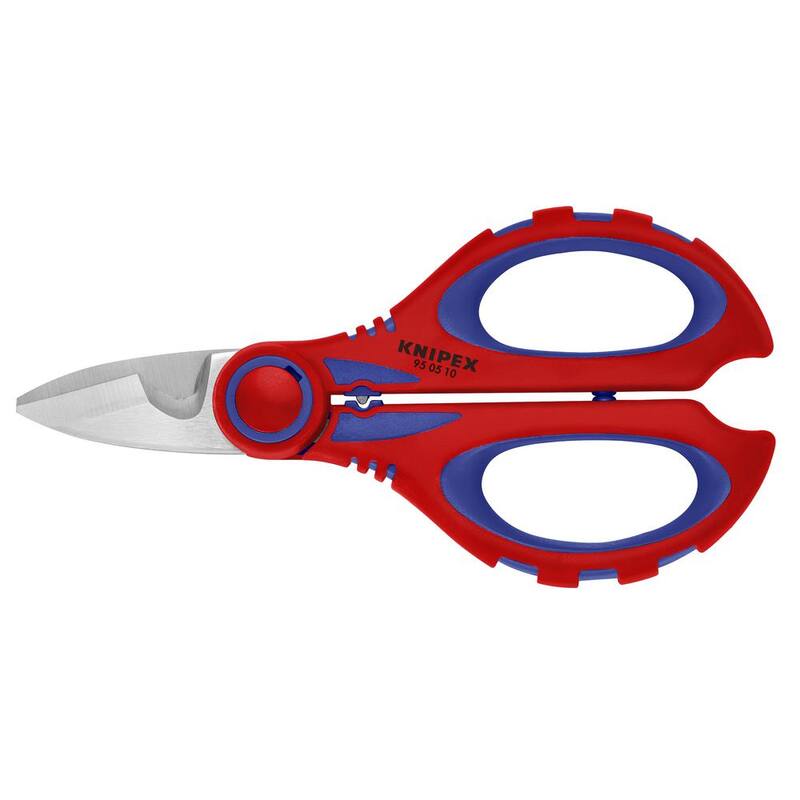 Tijeras de electricista KNIPEX con área de engarce para terminales - 95 05 10 SBA