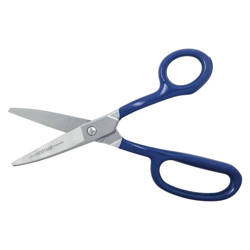 Tijeras de alfombra curvadas de alta resistencia de Klein Tools de 9 pulgadas - G718LRCB