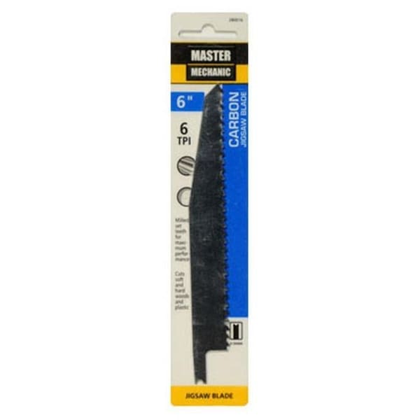 Disston Disston 280016 6 in. 6 Tooth Master Mechanic Jig Saw Blade Pack of 5 - 280016
