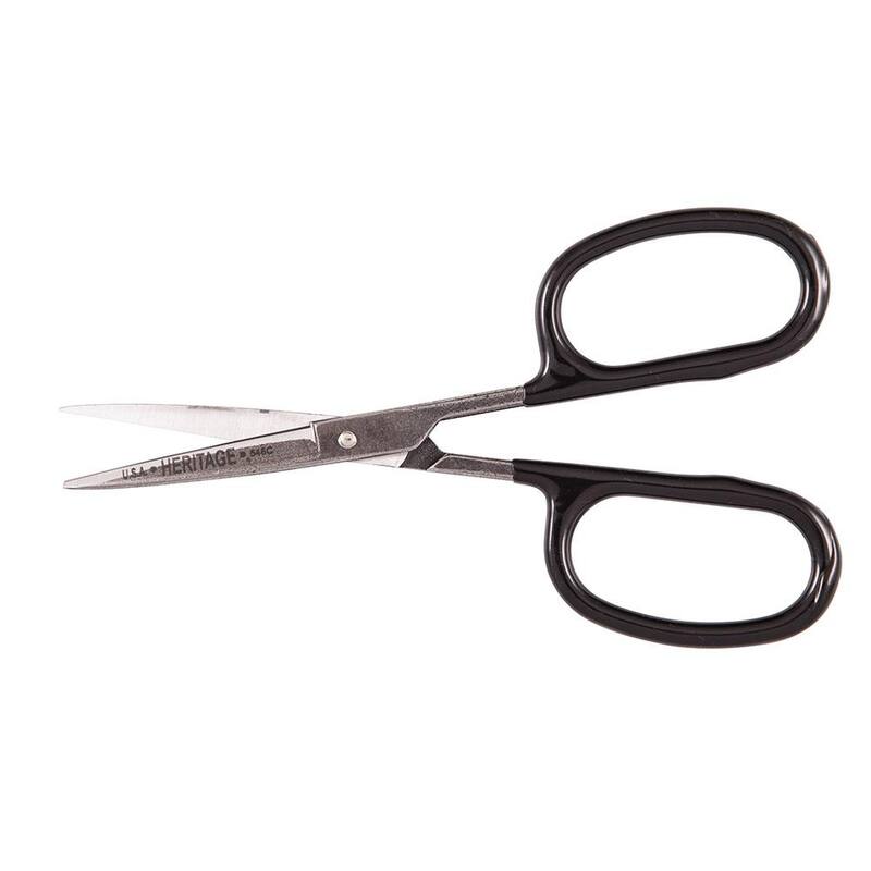 Tijeras de goma Klein Tools para láminas con hoja curva, 5-1/2 pulgadas - 546C