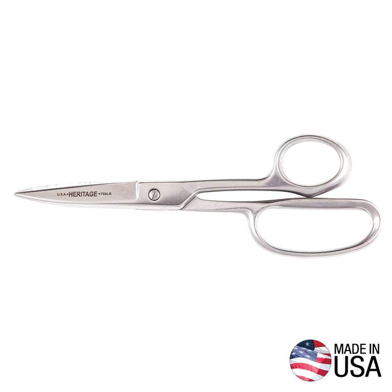 Herramienta Klein de 9 pulgadas, Cortadora Recta de Acero Inoxidable con Anillo Grande - G758LR