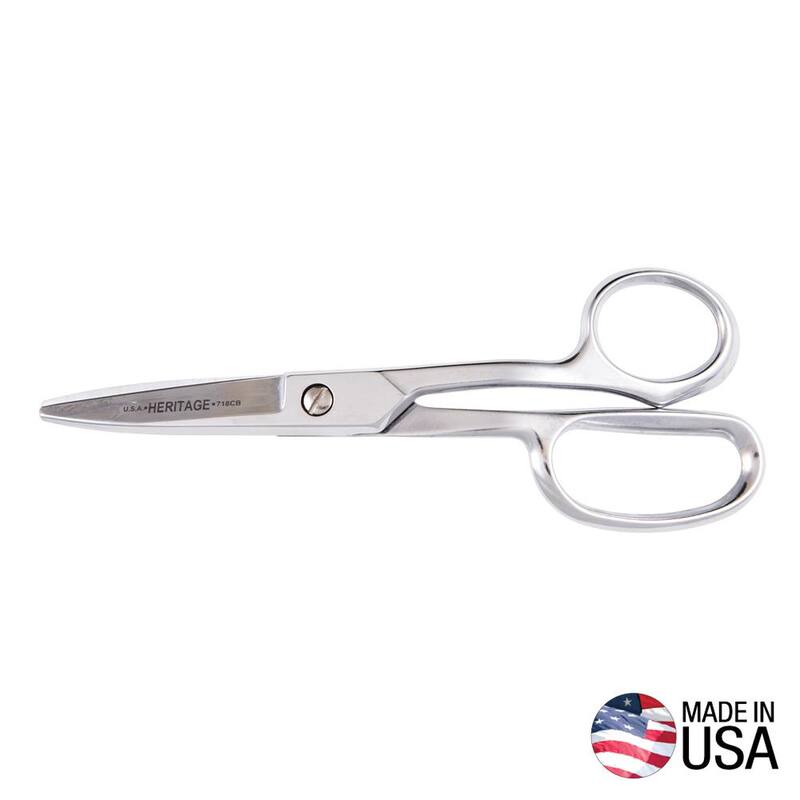 Herramienta Klein 8-7/8 pulgadas. Tijeras de trabajo pesado con mango curvo - GP718CB