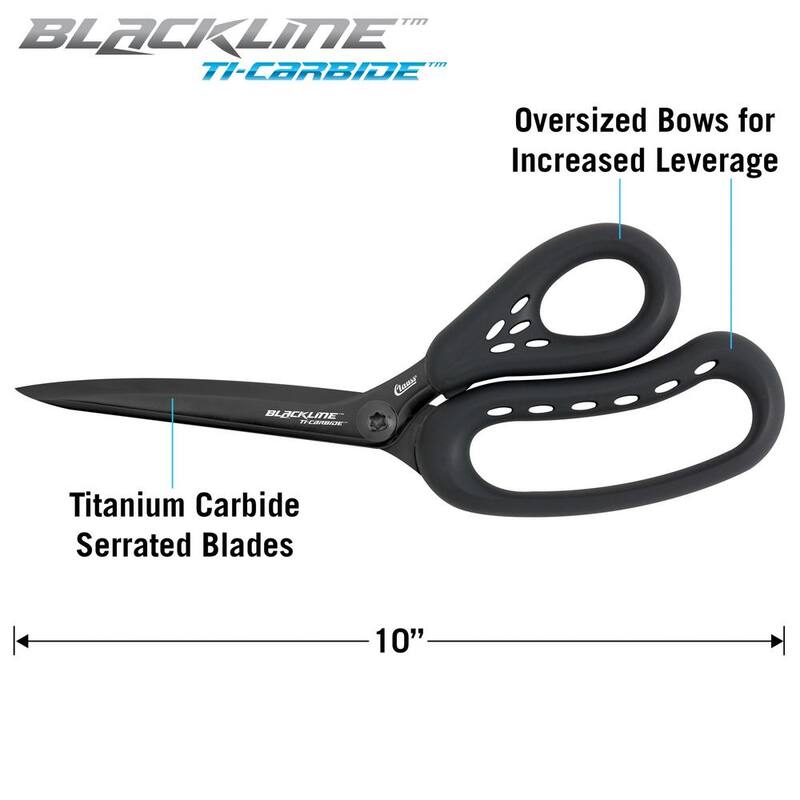 Tijeras de borde de carburo Blackline de 10 pulgadas - 20375