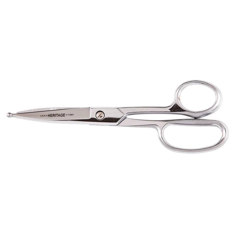 Herramientas Klein 8-7/8 pulgadas Tijeras de Punta de Bola de Trabajo Pesado - G718BP