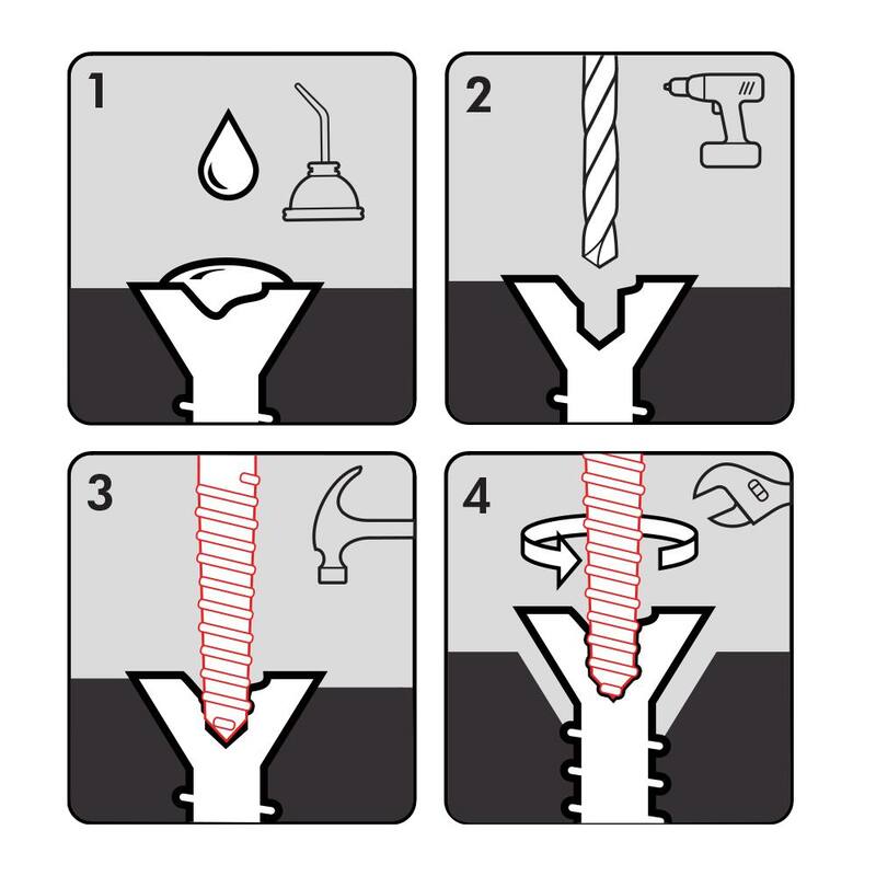 RYOBI Set de Extractores de Tornillos en Espiral (5 Piezas) - A96SE51