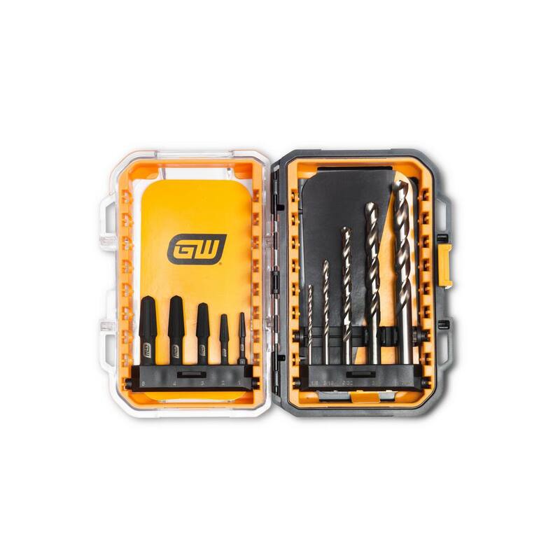 Juego de Extractor de Brocas y Tornillos GEARWRENCH Bolt Biter con Estuche (10 piezas) - 84786
