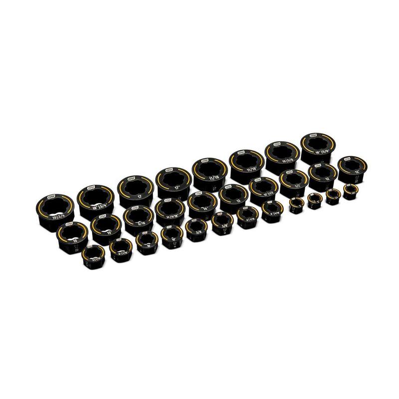Juego de inserciones de llave GEARWRENCH Bolt Biter SAE/métricas (30 piezas) - 86193