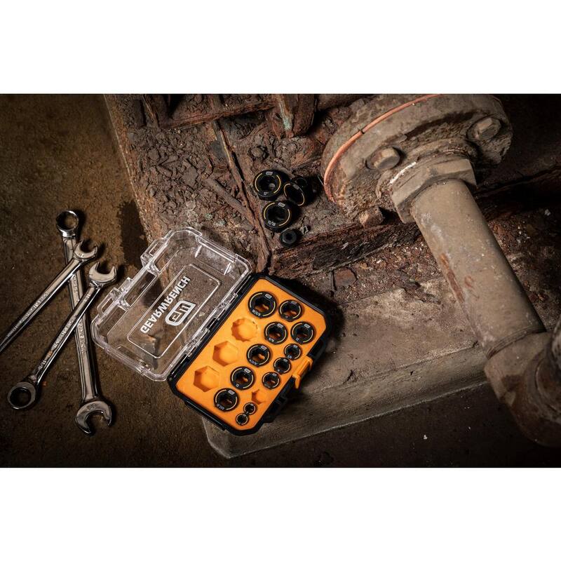 Set de insertos de llave GEARWRENCH Bolt Biter SAE/Métricos (16 piezas) - 86192