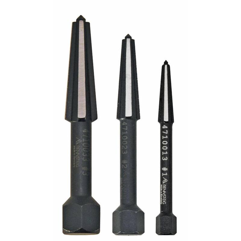 Desarmador Extractor de Tornillos KNIPEX Doble filo Juego de 3 piezas (Tamaño 1-3 en tubo de plástico) - 9R 471 903 3.