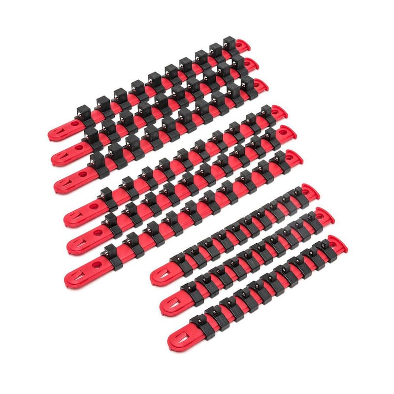 Estuche de herramientas maestras Husky de 1/4, 3/8 y 1/2 pulgadas con enchufes de impacto (713 piezas) - H713MTSPOIMPCMB