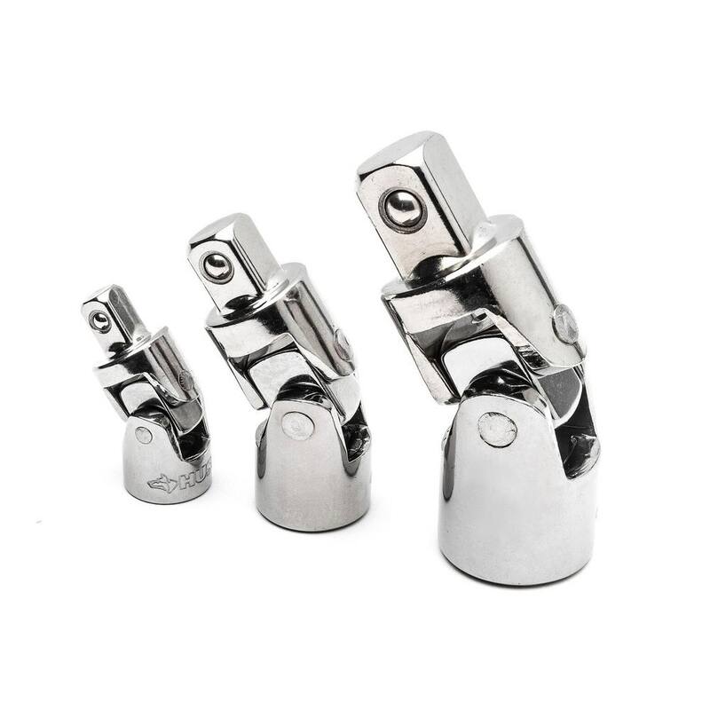 Estuche de herramientas maestras Husky de 1/4, 3/8 y 1/2 pulgadas con enchufes de impacto (713 piezas) - H713MTSPOIMPCMB