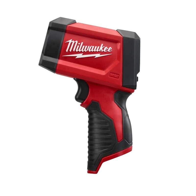 Pistola de temperatura láser de iones de litio Milwaukee M12 Infrarrojos de 12:1 Termómetro (NIST) (Herramienta solamente) - 2278-20