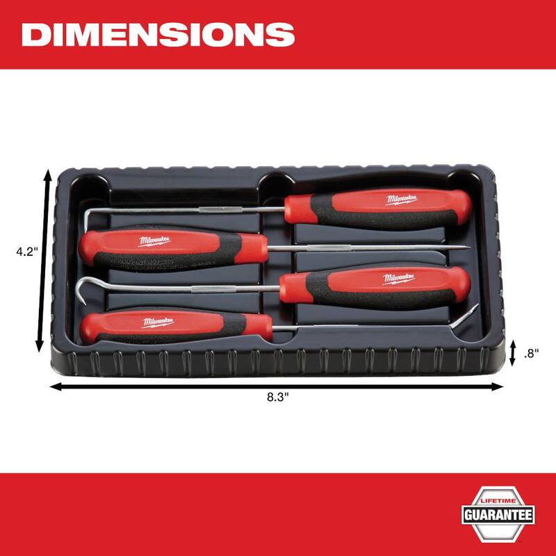Set de ganchos y picas de Milwaukee (4 piezas) - 48-22-9215