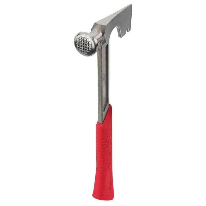 Martillo de yesero Milwaukee de 15 oz con hacha - 48-22-9060