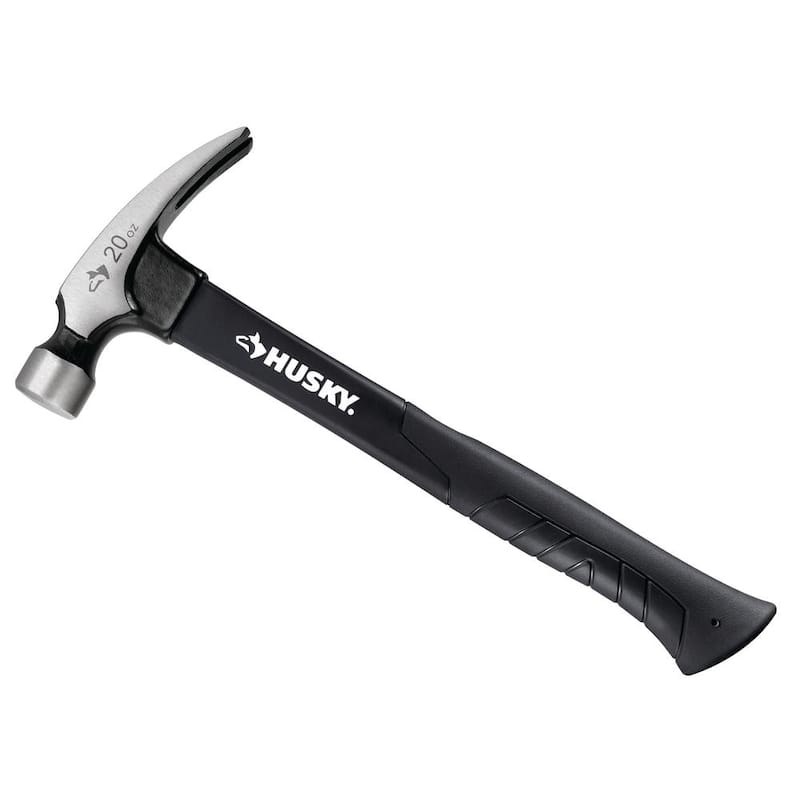 Martillo de garra Husky de 20 oz. con mango de fibra de vidrio - N-G20SHK